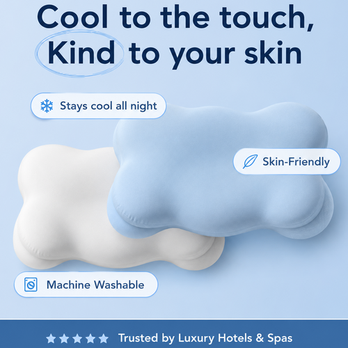Cloud Cooling Pillow Case