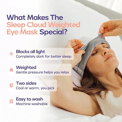 SleepCloud™ Weighted Eye Mask